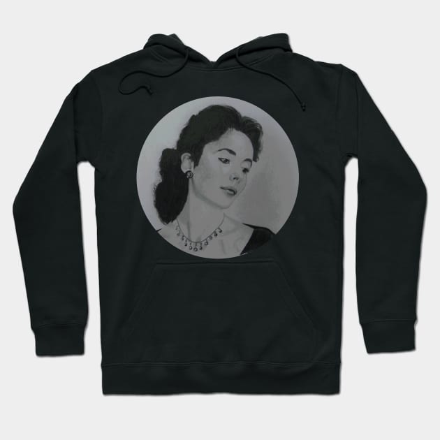 Elizabeth Taylor Hoodie by angipangi7